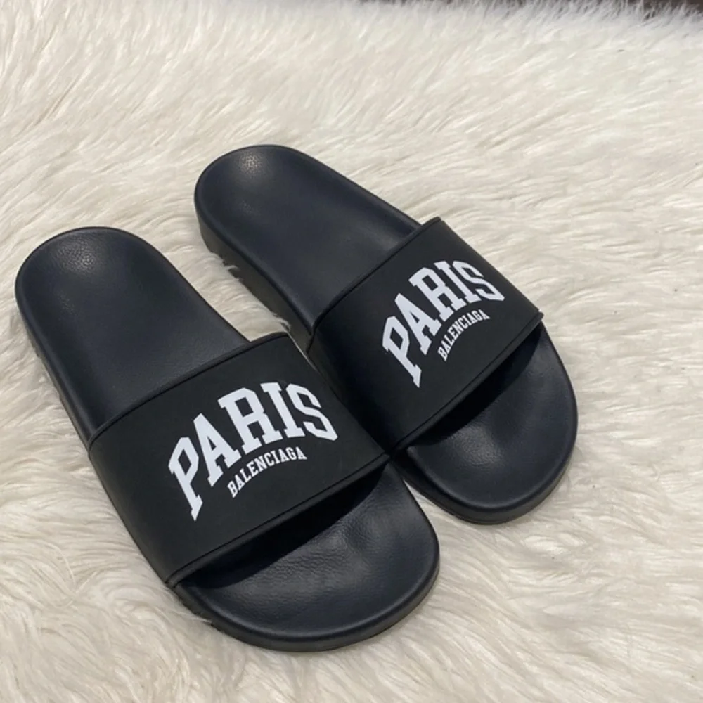 New Balenciaga Paris logo‎ pool slides size 38EU